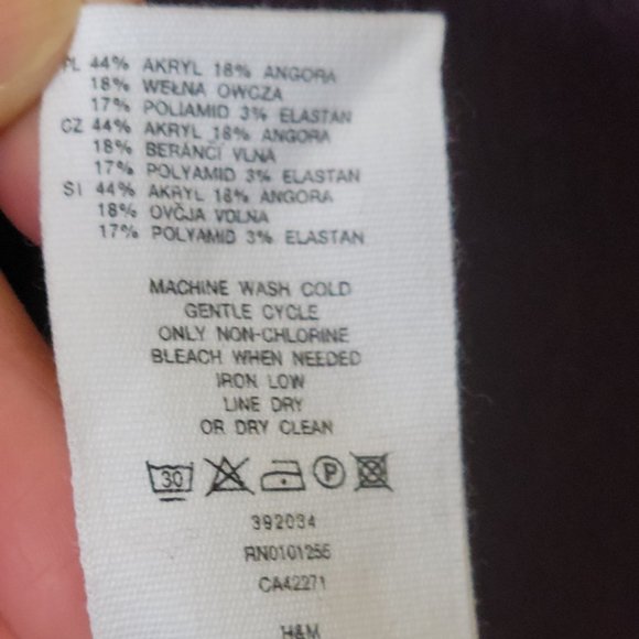 Divided Lambswool/Angora Blend Turtleneck Sweater - Picture 7 of 9